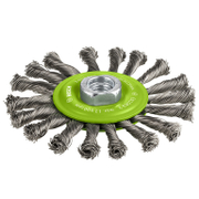 Четка дискова за ъглошлайф Bosch от неръждаема усукана тел  115 мм, 0.5 мм, М14, PRO Stainless Steel heavy - product - 132 BSH 376