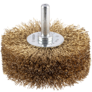 Четка дискова за бормашина Bosch от месингова тел  80 мм, 35 мм, 0.2 мм, PRO Metal clean - product - 132 BSH 384