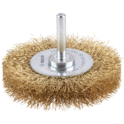 Четка дискова за бормашина Bosch от месингова тел  75 мм, 16 мм, 0.2 мм, PRO Multi Material clean - product - 132 BSH 389