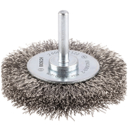 Четка дискова за бормашина Bosch от неръждаема тел  70 мм, 15 мм, 0.3 мм, PRO Stainless Steel clean - product - 132 BSH 394