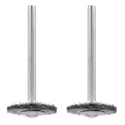 Четка дискова за прав шлайф Dremel от стоманена тел  19 мм, 44 мм, 3.22 мм, 2 бр., 428 - product - 132 DRM 229