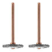 Четка дискова за прав шлайф Dremel от стоманена тел  19 мм, 44 мм, 3.2 мм, 2 бр., 530 - product - 132 DRM 266