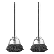 Четка чашковидна за прав шлайф Dremel с естествен косъм  13 мм, 41 мм, 3.2 мм, 2 бр., 404 - product - 132 DRM 278