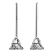 Четка чашковидна за прав шлайф Dremel от стоманена тел  13 мм, 51 мм, 3.2 мм, 2 бр., 442 - product - 132 DRM 271