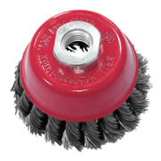 Четка чашковидна за ъглошлайф Proline от стоманена усукана тел  ф 65 мм, 0.5 мм, M14 - product - 132 EBR 020