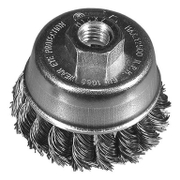 Четка чашковидна за ъглошлайф HiKOKI - Hitachi от стоманена усукана тел  ф 65 мм, 0.35 мм, M14 - product - 132 HTC 177
