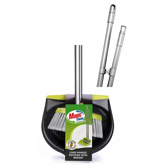 Четка за метене Magic Clean к-кт с лопата  270x880 мм, Premium