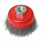Четка чашковидна за ъглошлайф SIT от стоманена тел  80 мм, 0.3 мм, M14, T80 - product - 132 SIT 190
