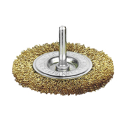 Четка дискова за бормашина SIT от стоманена тел с месинг  75 мм, 7 мм, 6 мм, 0.3 мм, G75 - product - 132 SIT 206