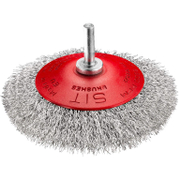 Четка конусовидна за бормашина SIT от стоманена тел  ф 95 мм, 6 мм, 0.3 мм, 0170 - product - 132 SIT 399