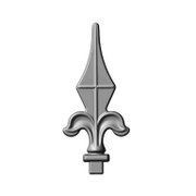 Декоративен връх alWayService за ограда от ковано желязо  15x15 мм, 50x110 мм - product - 133 ALX 066