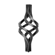 Декоративен елемент alWayService от ковано желязо шишарка  12x12 мм, 55x130 мм - product - 133 IRD 140