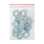 Шайба осигурителна Valenta поцинкована  M10x18x0.9 мм, 20 бр./опак., DIN 6798 A - product - 135 TGK 105