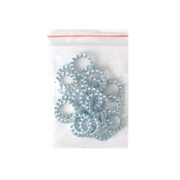 Шайба осигурителна Valenta поцинкована  M12x20.5x1 мм, 20 бр./опак., DIN 6798 A - product - 135 TGK 168