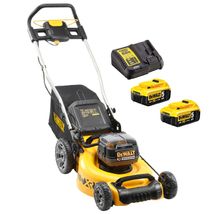 Акумулаторна колесна коса DeWALT    с 2 батерии и зарядно, 2x18 V, 5 Ah, 480 мм DCMW564P2