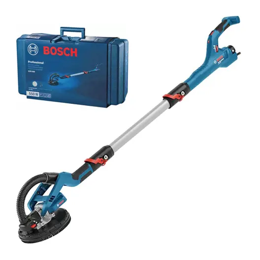 Електрически шлайф / жираф за стени и тавани Bosch  550 W, ф 215 мм, 340-910 об./мин, GTR 550