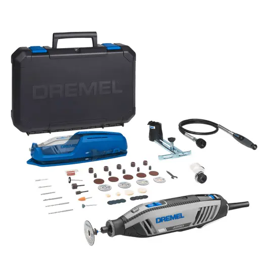 Електрически прав шлайф Dremel с регулиране на оборотите к-кт с аксесоари  175 W, 5000-35 000 об./мин, 4250-3/45