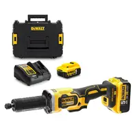 Акумулаторен прав шлайф DeWALT  с 2 батерии и зарядно, 18 V, 5 Ah, 0-25 000 об./мин, DCG426P2