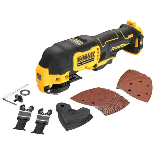Акумулаторен мултифункционален инструмент DeWALT  без батерия и зарядно, 12 V, 0-18 000 вибр./мин, DCS353N