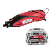 Шлайф Raider прав с регулиране на оборотите комплект с аксесоари 135 W, 10 000-33 000 об./мин, RD-MG06D - product - 136 RID 105