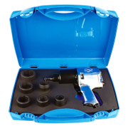 Пневматичен ударен гайковерт Unior  комплект  6.2 bar, 1085 Nm, 198 л/мин, квадрат, 3/4 1575 - promo-pack - 136475