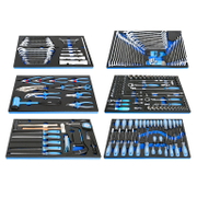 Гедоре комплект Unior вложки с ръчни инструменти   229 бр., 4-32, 1/4 - 3/8 - 1/2 1011D - promo-pack - 136490