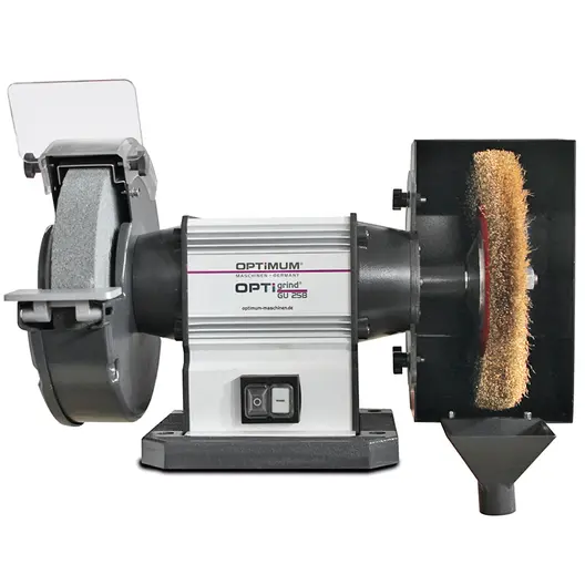 Шмиргел Optimum  ф 200х30 мм, 600 W, 2850 об./мин, OPTIgrind GU 20 B - 400 V