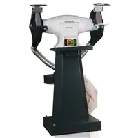 Индустриален шмиргел Optimum със стойка и прахоуловител  ф 200х25 мм, 750 W, 2800 об./мин, OPTIgrind GZ 20DD