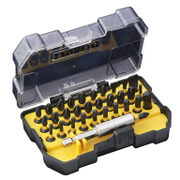 Комплект битове DeWALT PH/PZ/SB/TX, ударни с магнитен държач   1/4, 25 мм, 32 бр. DT70523T - promo-pack - 139128