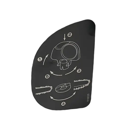 Етикет Makita за верижен трион  UC3020A, UC3520A, UC4020A, UC4030A