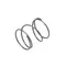 Пружина Makita за гайковерт  13, DTL061RFE, DTL061Z, 6703D, 6795D, DF031DSAE, DF031DSME, DF031DZ, DTD152Z, DTD152RMJ, DTD153RFE, BFT020DSE, DF012DSE, BFT040, BTD136, BTD140, TD021DSE, TD110DSAE, TD110DSME, TD110DZ, DTD153RFE, DT