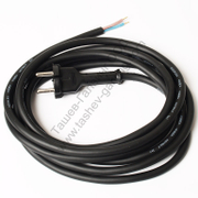 Кабел Muller Plastik захранващ за електроинструменти 2x1.00 кв.мм, 3м, H07RN-F, черен. - product - MUP6000001