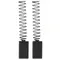 Графитна четка за зеге Bosch комплект  PST650E, PST650, GS180, GEX270, GST75, GST90BE, PG21