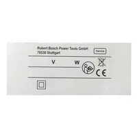 Табелка за къртач Bosch  GSH 27 VC
