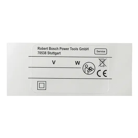 Табелка за къртач Bosch  GSH 27 VC