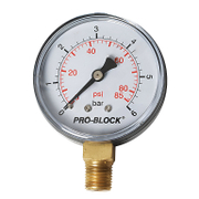 Манометър City Pumps за потопяема помпа  63мм, 6 bar, 1/4, радиален - product - INP6090013