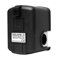 Механичен двуполюсен пресостат за помпа City Pumps  5.4-7 bar, 1/4", SQUARE D