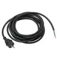 Кабел UNI-ELEKTRA захранващ за електроинструменти 2x1.00 мм2, 5 м, H07RN-F, черен
